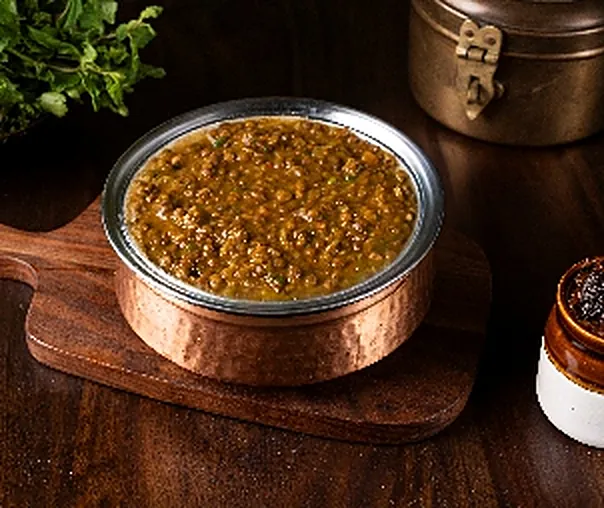 Masoor dal in a copper bowl